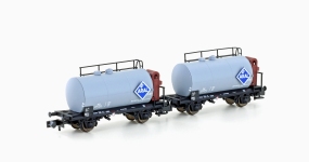 Hobbytrain H24802 - N 2-tlg. Leichtbau-Kesselwagenset der DB/Aral; Ep. III